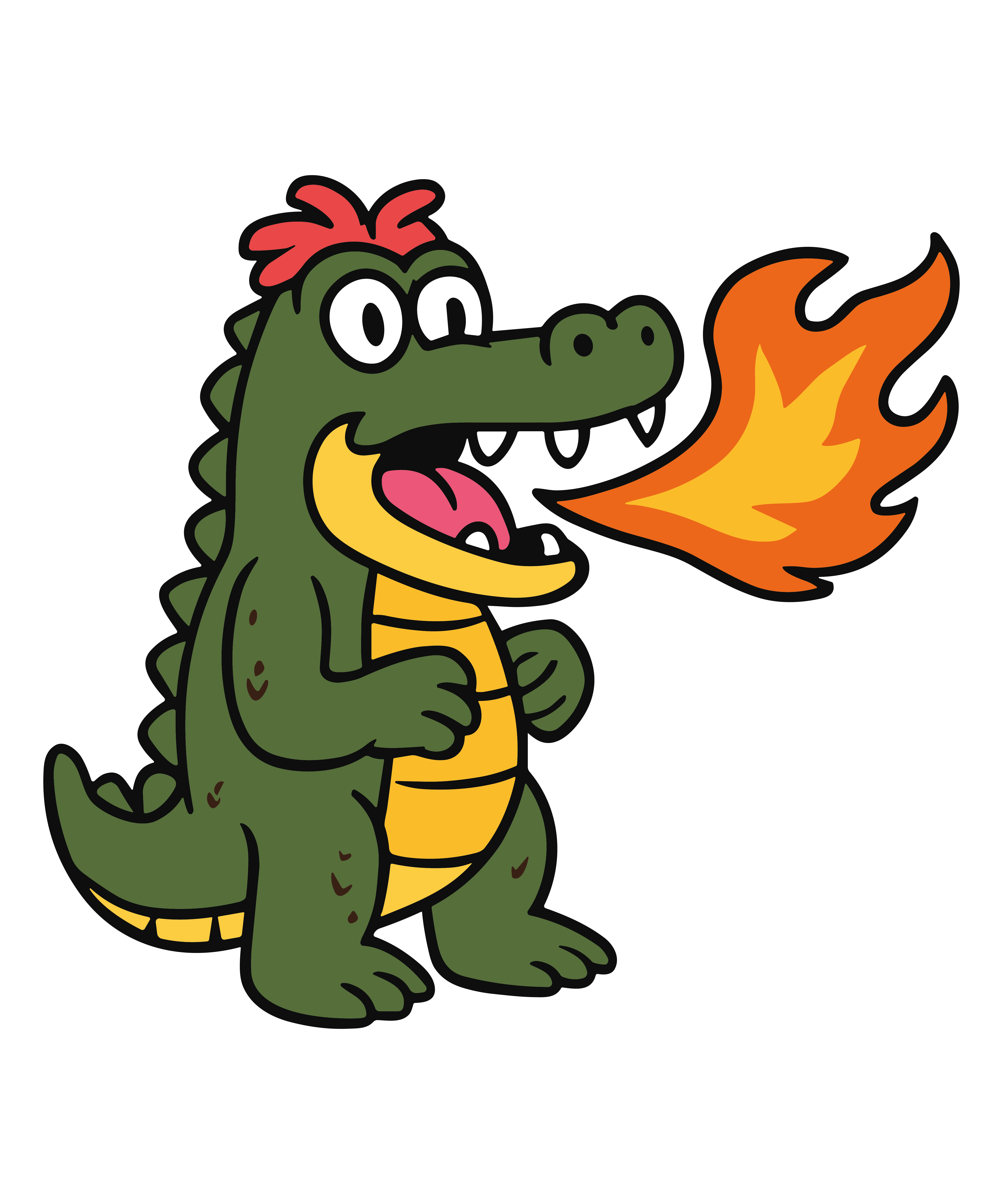 Fire Breathing Crocodile